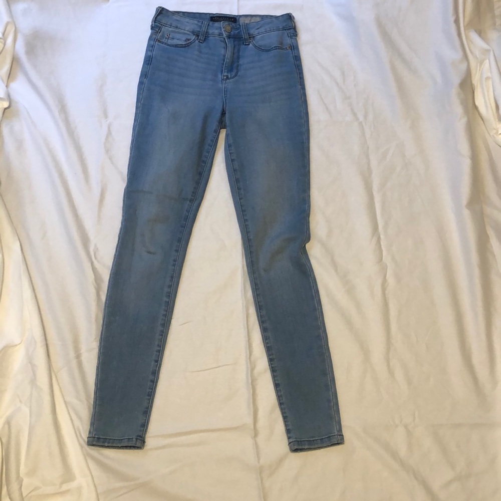Aeropostale high waisted jeggings.